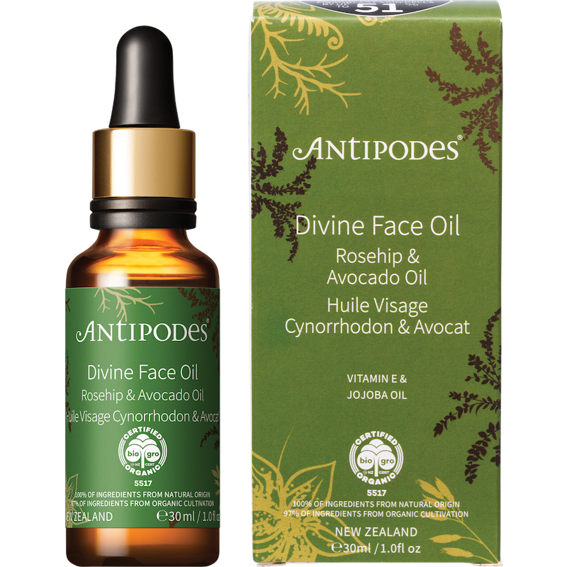 Antipodes Divine Face Oil Organic Avocado & Rosehip 30ml