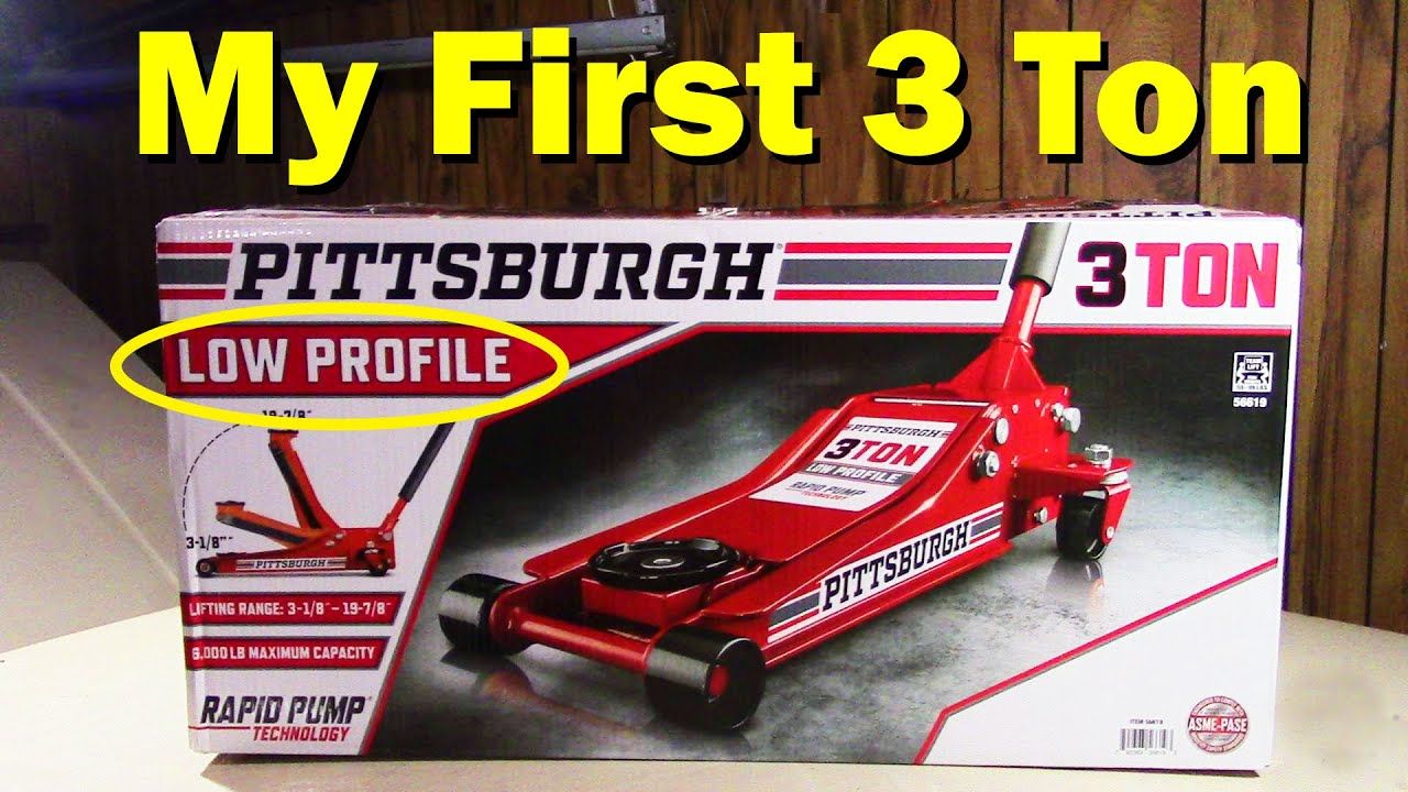 Pittsburgh 3 Ton Low Profile Floor Jack 45 Pittsburgh 3 Ton Low Profile Floor Jack