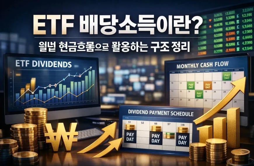 ETF 배당소득으로 월급형 현금흐름 설계하기0