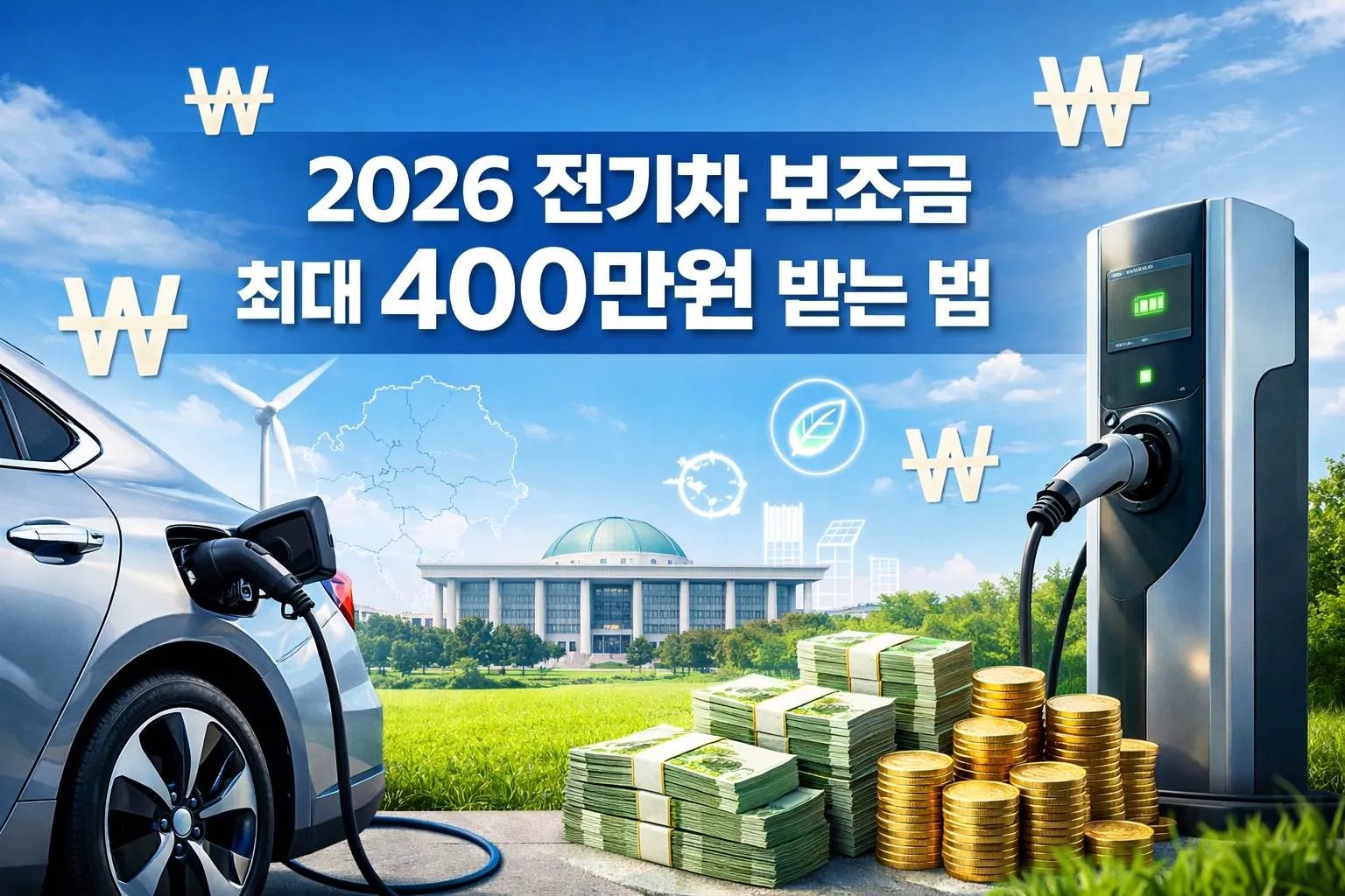 2026 전기차 보조금 최대 500만원 받는…