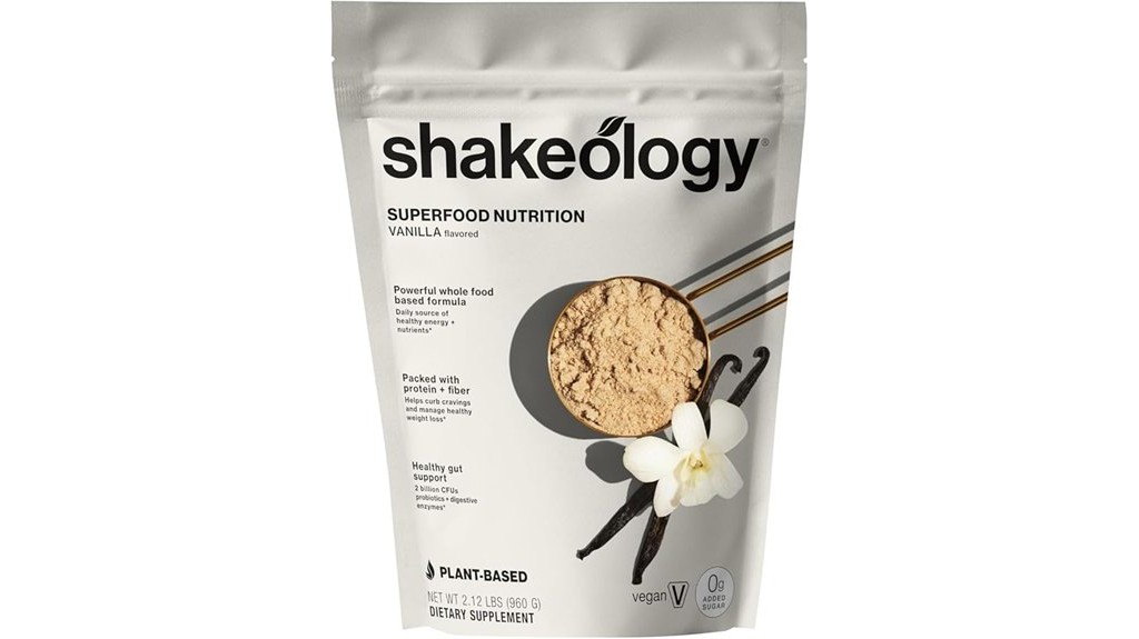 vanilla plant based protein blend