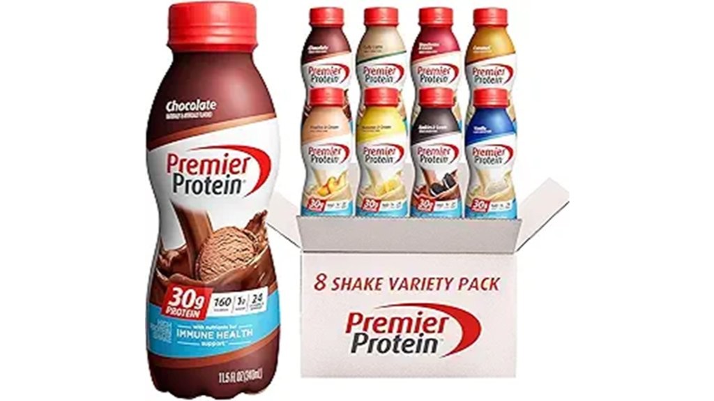 protein shake flavor variety