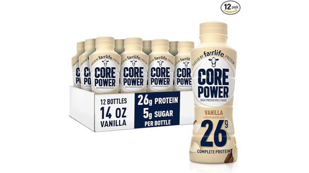 vanilla protein shake pack