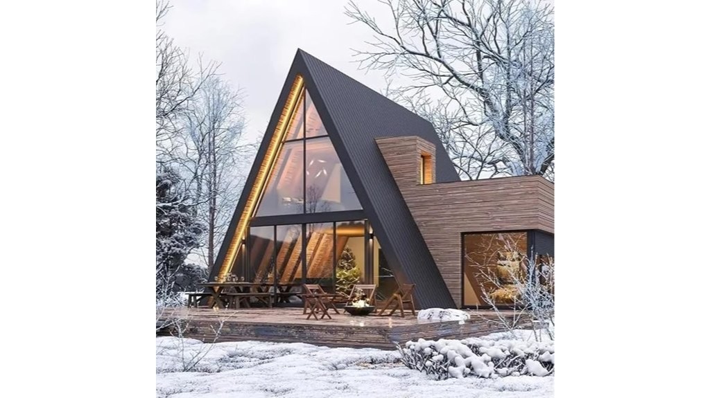 luxury modular glass house