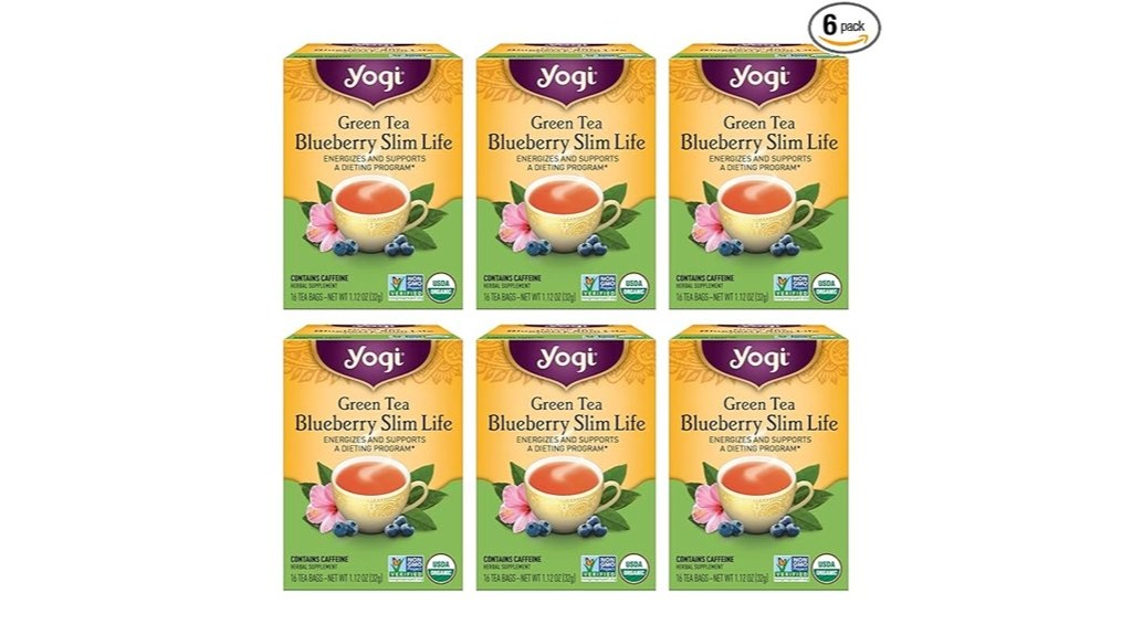 organic blueberry green tea