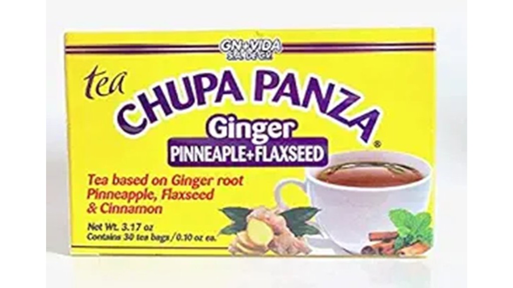 ginger pineapple flaxseed tea