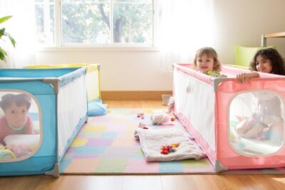 lightweight daycare play yards