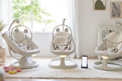 top app controlled baby swings