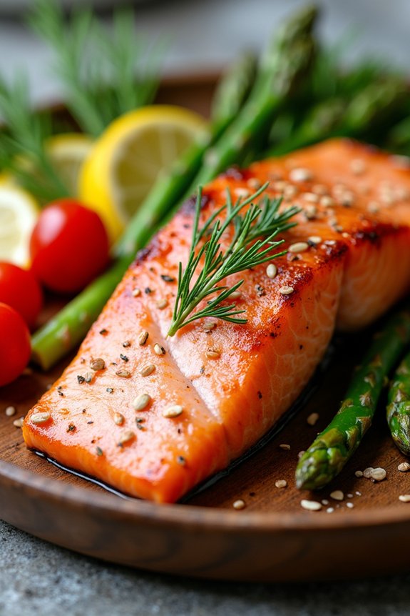 salmon supports weight loss
