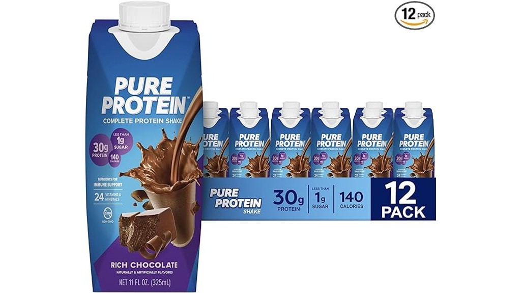 protein packed chocolate beverage