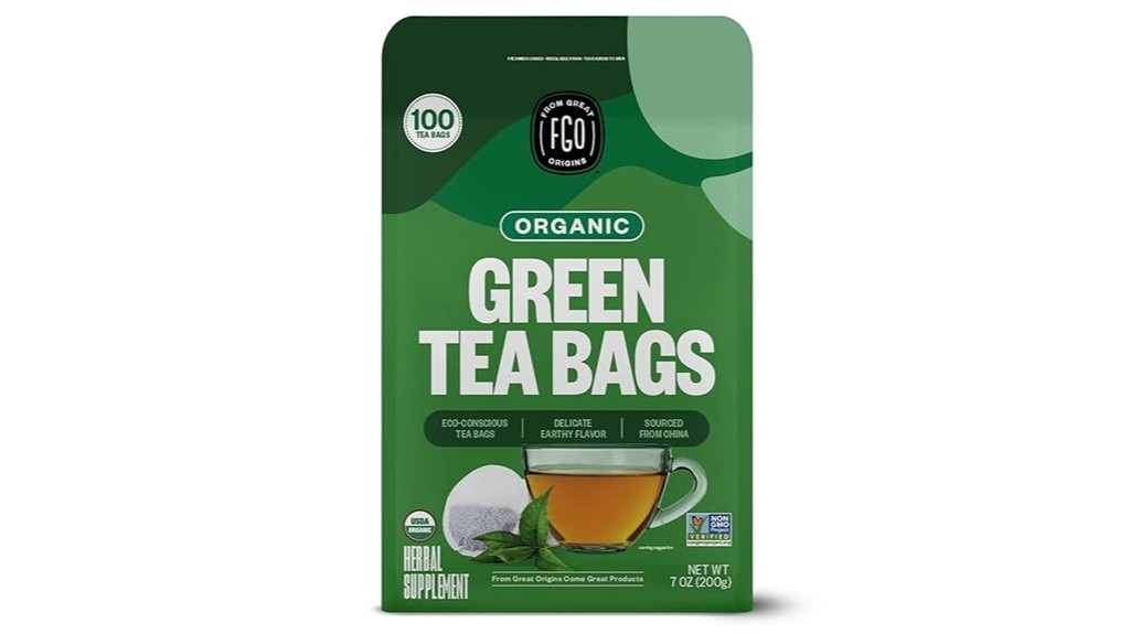 eco friendly green tea bags