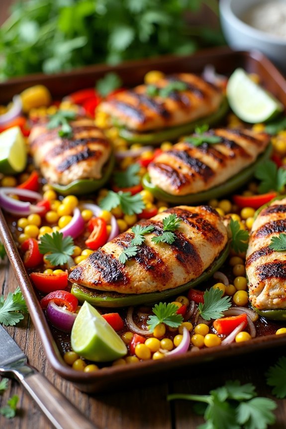 quick healthy sheet pan fajitas