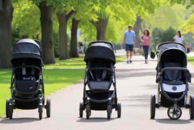 adjustable handlebar height strollers