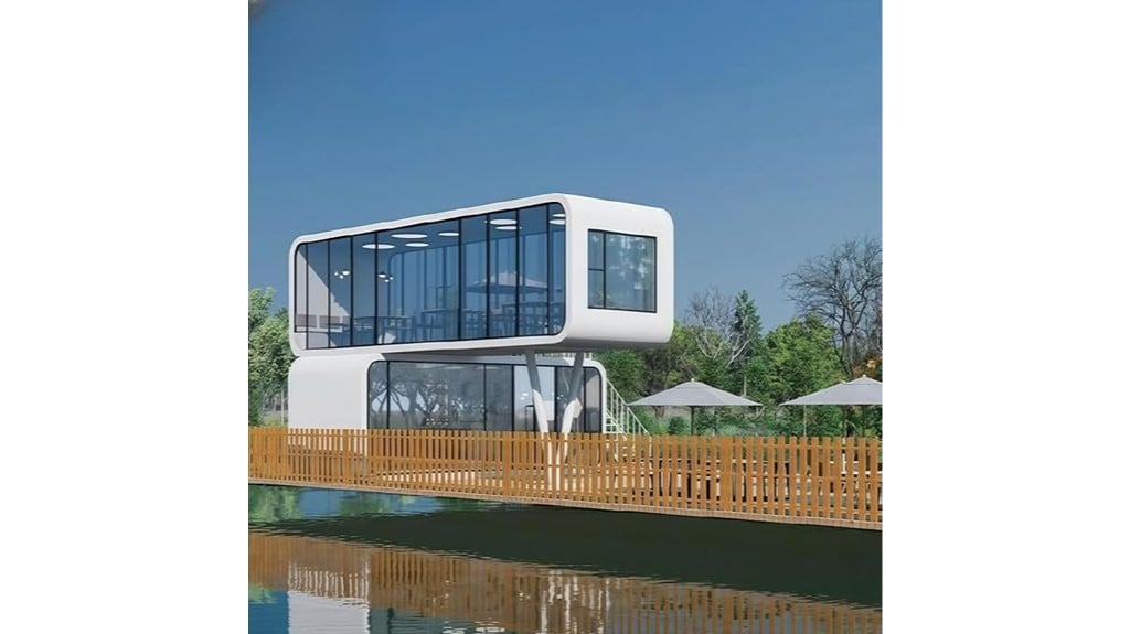 prefab tiny home features