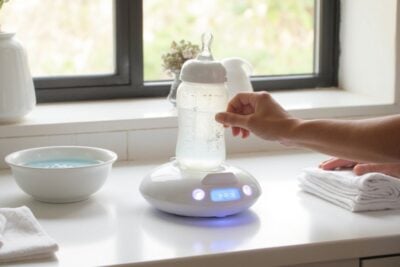 safe baby bottle warming