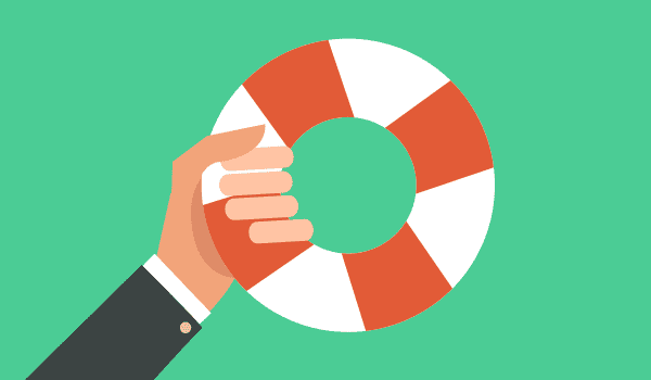 Хувцасны өмсгөлтэй бизнесмэн ногоон дэвсгэр дээр улаан, цагаан өнгийн аврагч барьж байгаа нь аж ахуйн нэгжийн эрсдэл ба аюулгүй байдлын тэнцвэрийг бэлэгддэг. - Business.MN