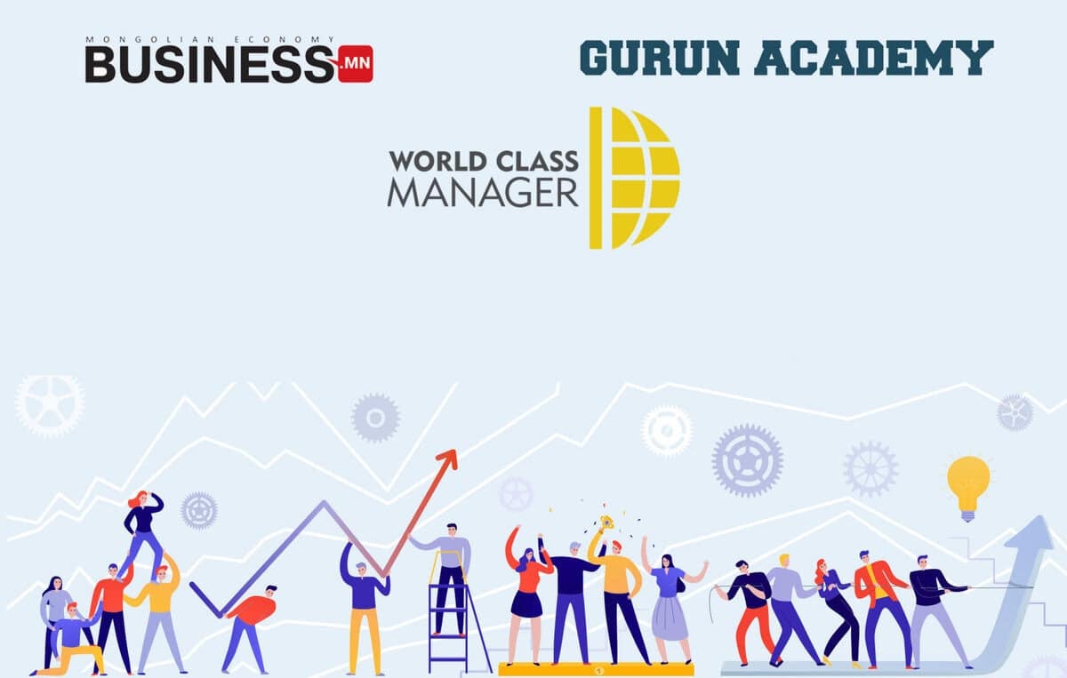 "BUSINESS.MN", "GURUN ACADEMY"-ийн лого бүхий төрөл бүрийн бизнесийн үйл ажиллагаа эрхэлдэг бизнес эрхлэгчдийн дүрслэл. - Business.MN