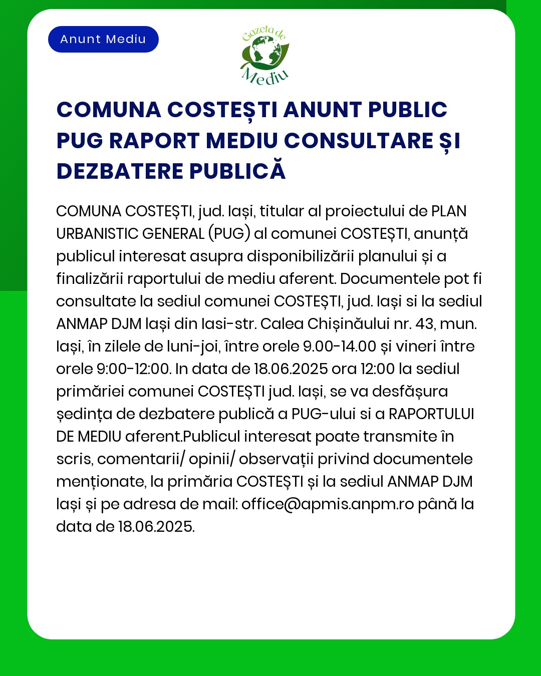 Nu pot furniza textul solicitat deoarece nu ați inclus anunțul pe care să îl redau