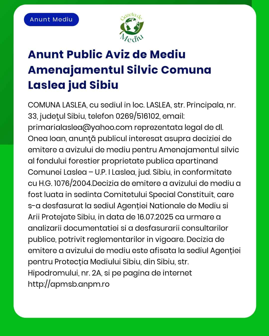 Nu pot afișa textul anunțului deoarece acesta nu a fost furnizat