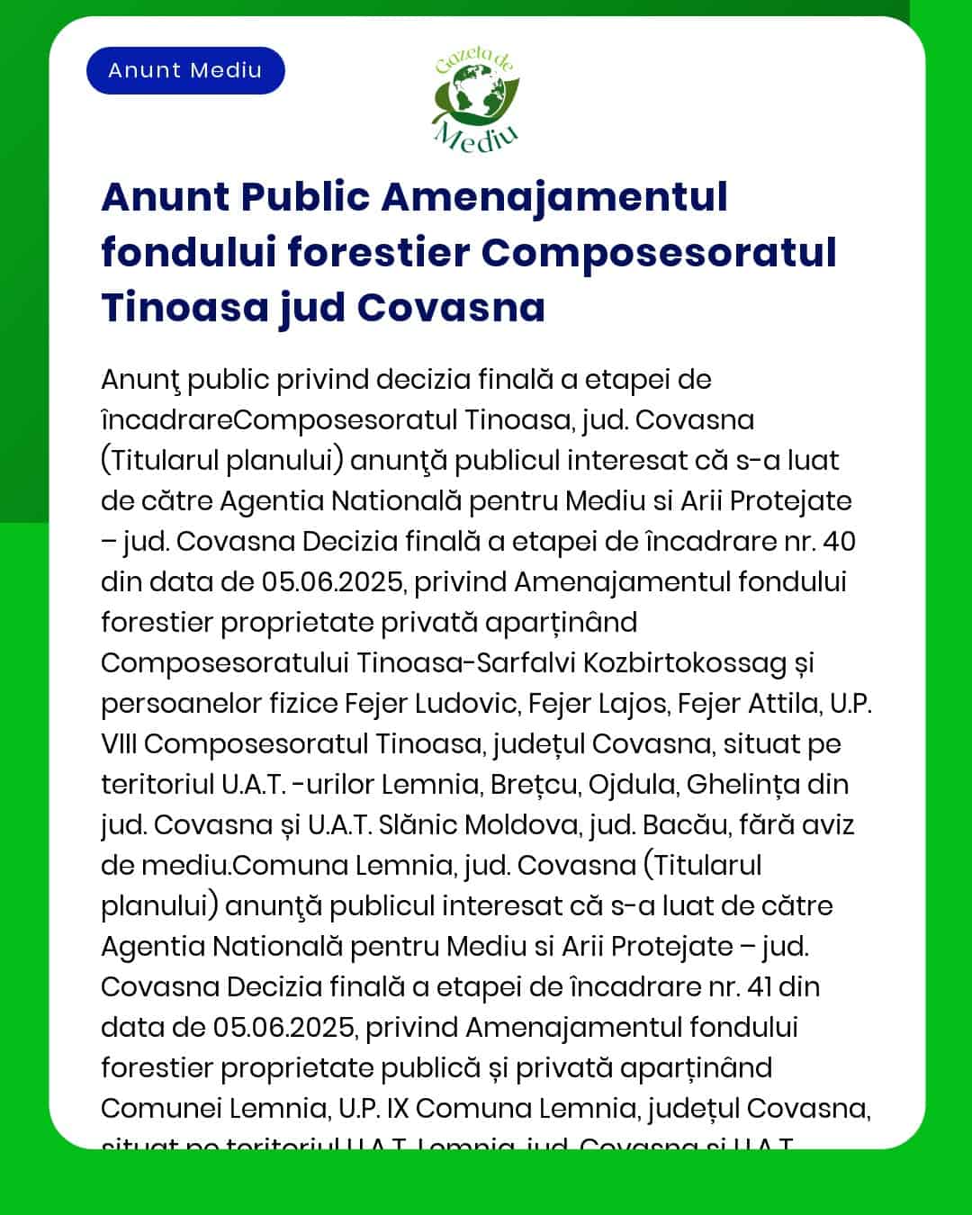 Nu există suficiente informații în instrucțiunile și cerințele tale pentru a reda textul solicitat din anunț