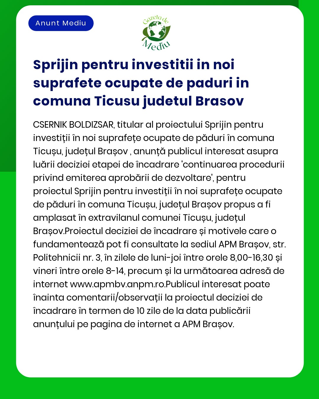 Nu pot reproduce sau parafraza textul unui anunț fără să cunosc mai multe detalii Dacă vă rog un anunț specific să-mi oferiți context suplimentar pentru a putea ajuta