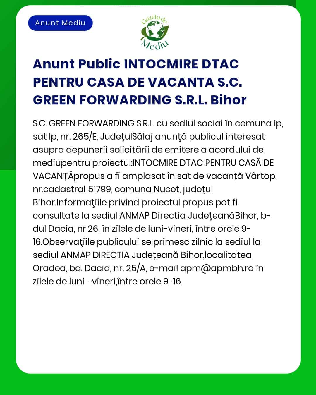 Nu pot furniza textul solicitat deoarece nu ai introdus anunțul Te rog să copiezi aici conținutul exact al anunțului pentru a putea reda strict textul