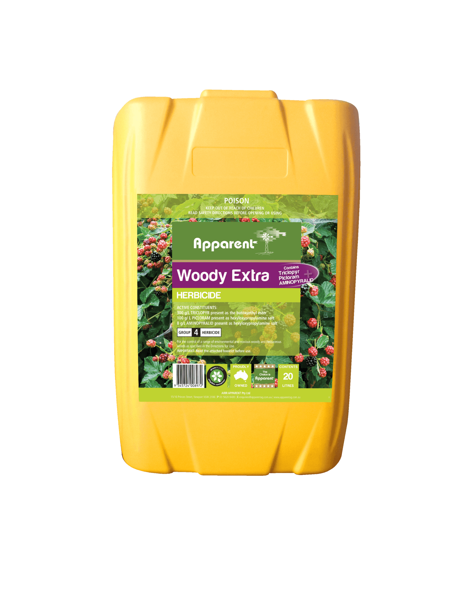 WOODY EXTRA Herbicide 20L – Powerful Solution for Tough Weed Control