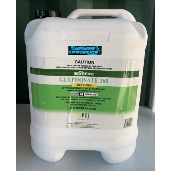 GLYPHOSATE 360 Herbicide 20L - Effective Weed Control for Gardens and Farms