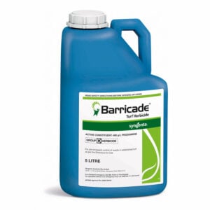 Barricade Pre Emergent Herbicide 5 Litre bottle by Syngenta