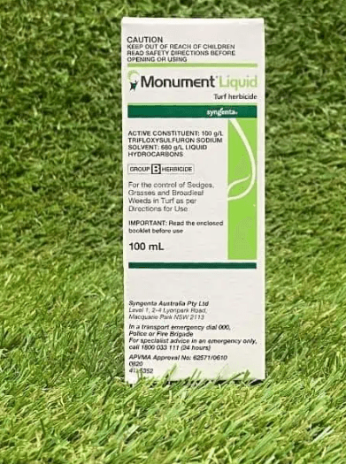MONUMENT Liquid Turf Herbicide 100ml - Effective Weed Control for Lawns and Fields