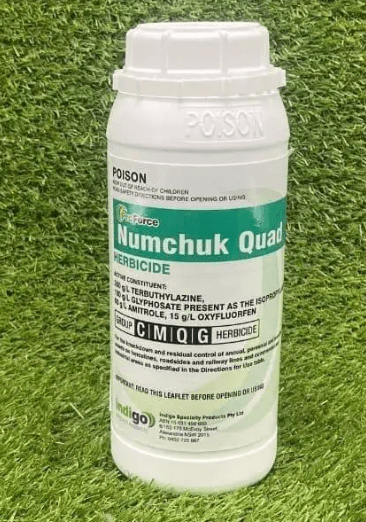 NUMCHUK QUAD Herbicide 1L - Comprehensive Weed Control for Gardens and Farms