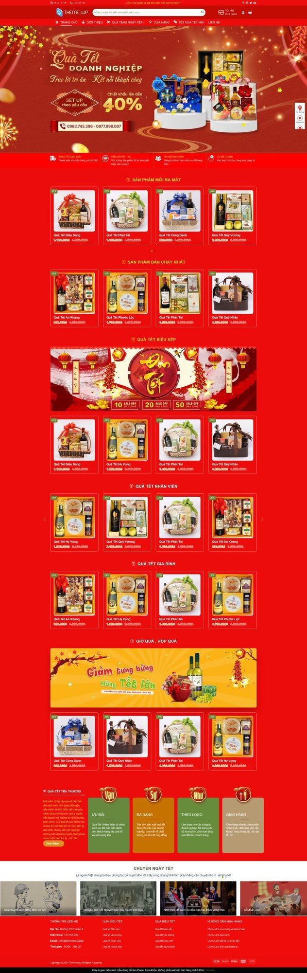 Theme wordpress bán quà tết 2