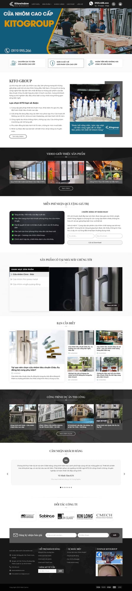 Theme wordpress nhôm kính 4