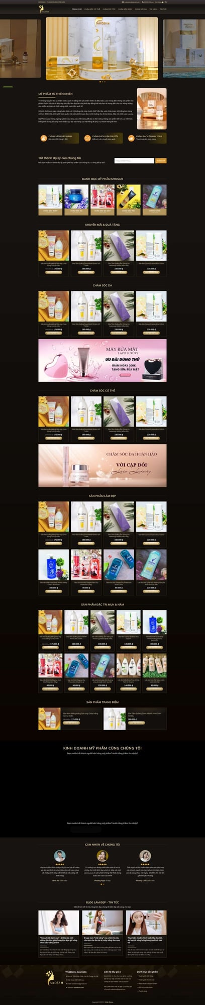 Theme wordpress bán mỹ phẩm 15