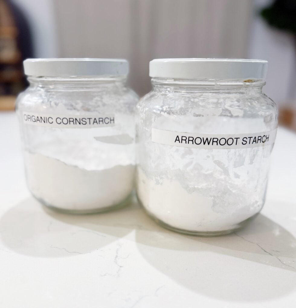 Arrowroot Powder and Cornstarch
