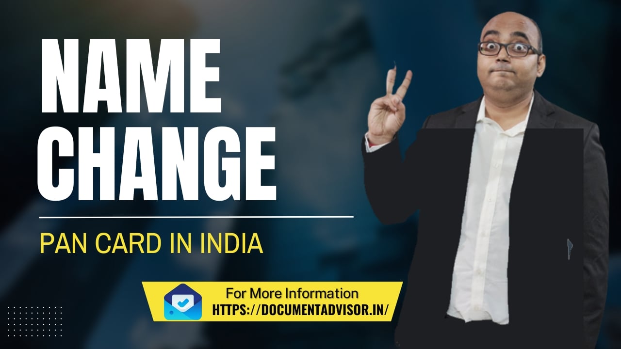 How to change name in pan card in india name change online name