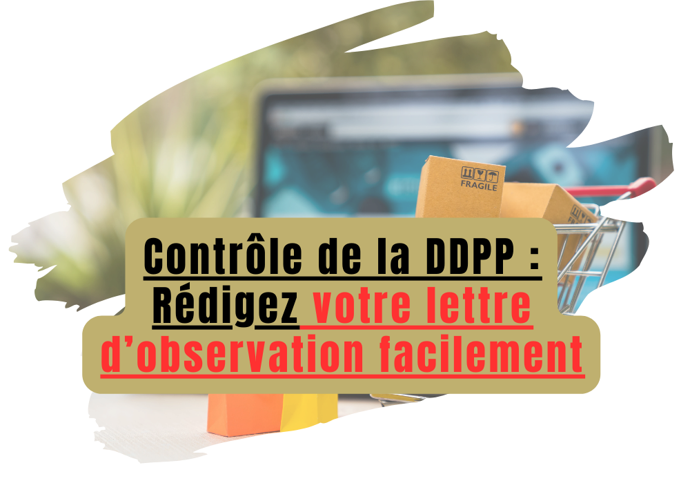 réponse lettre contrôle ddpp