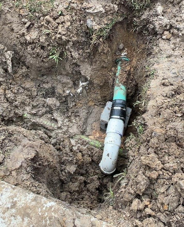 Repaired pipe