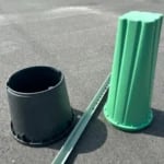 Flowerpots above ground