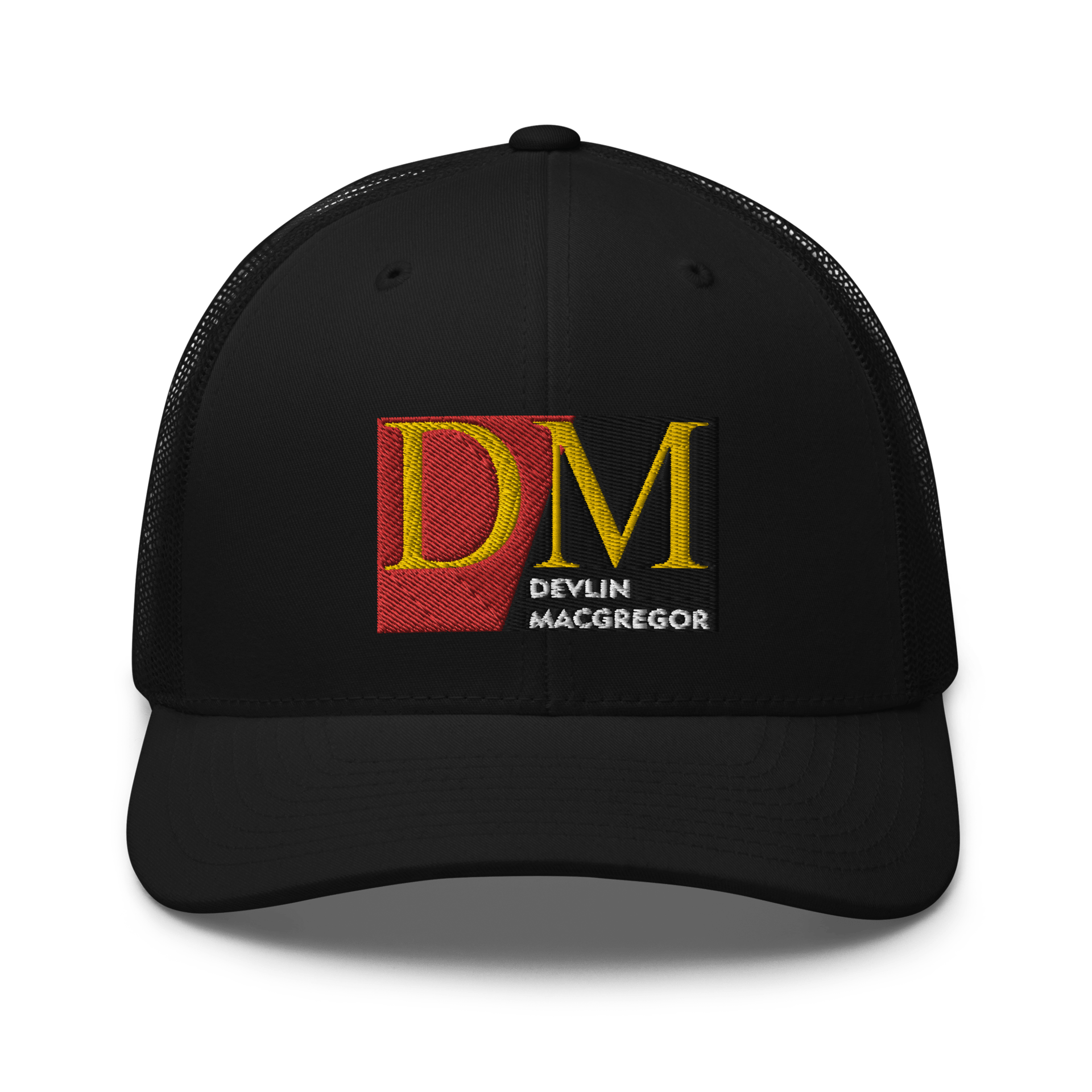 Devlin Macgregor Logo Trucker Cap (Black or White) - Image 6