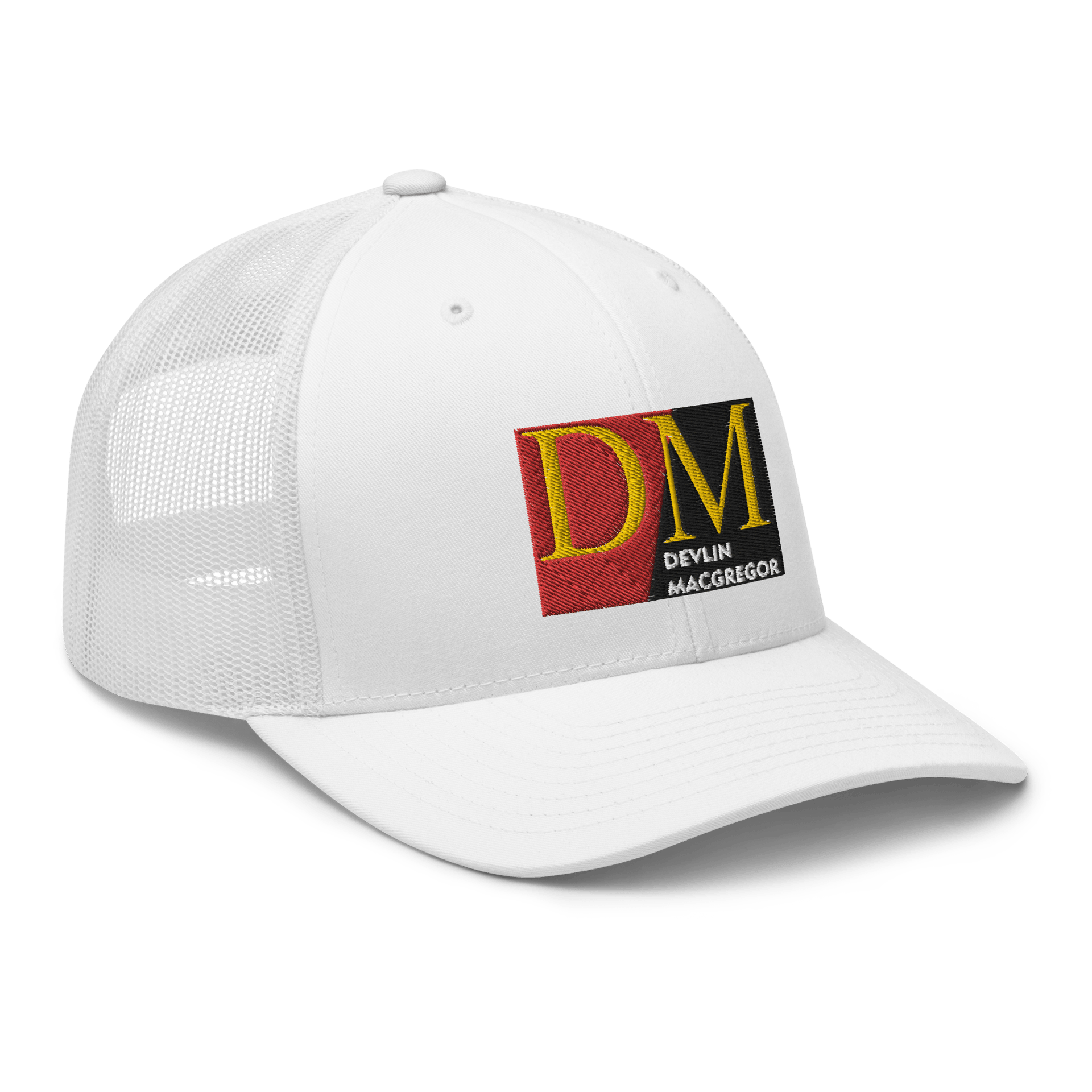 Devlin Macgregor Logo Trucker Cap (Black or White) - Image 4