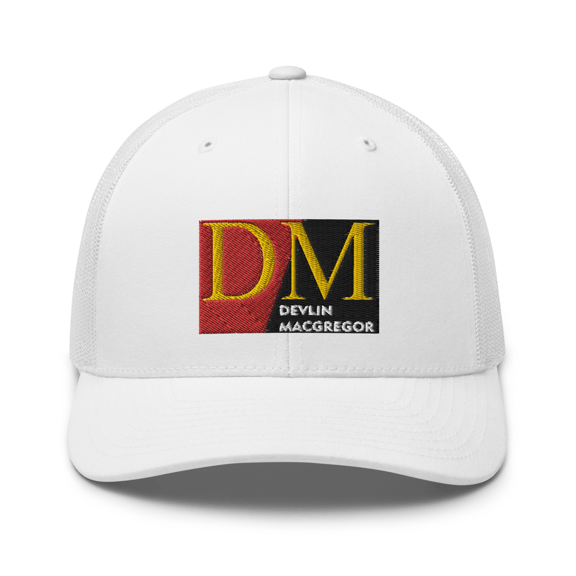Devlin Macgregor Logo Trucker Cap (Black or White) - Image 3