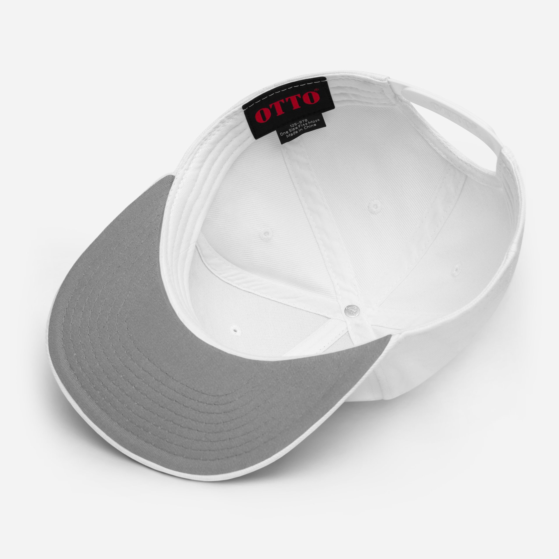 Provasic Logo "Snapback" Hat (White or Black/Teal) - Image 7