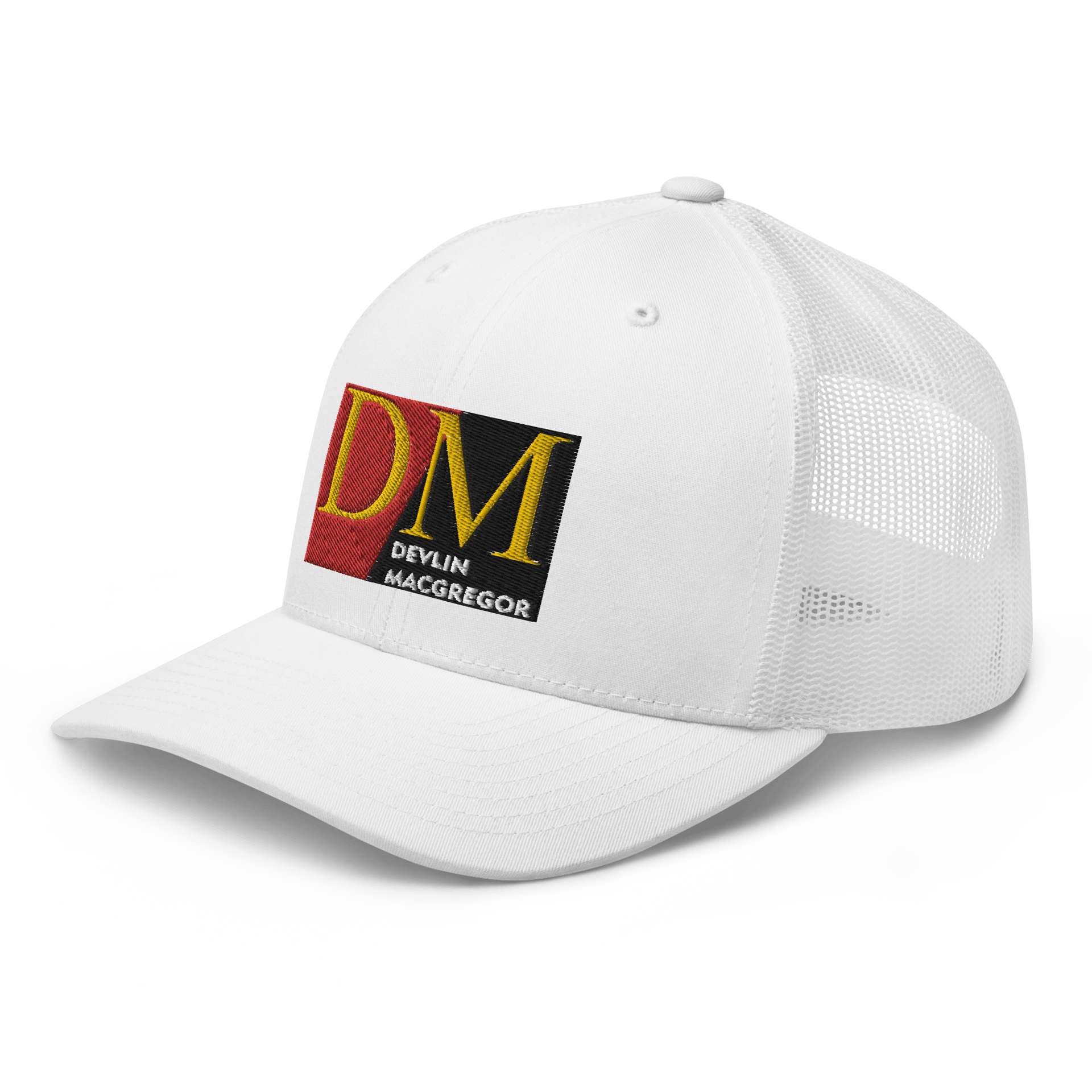 Devlin Macgregor Logo Trucker Cap (Black or White) - Image 2