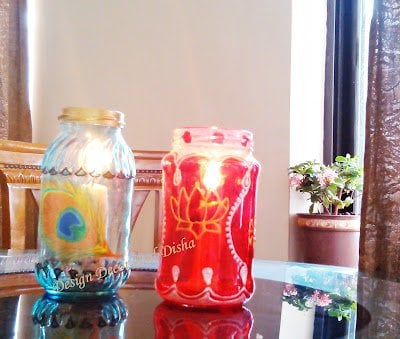 Stained Glass Jar Lantern img-5