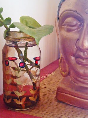 Stained Glass Jar Planter img-9