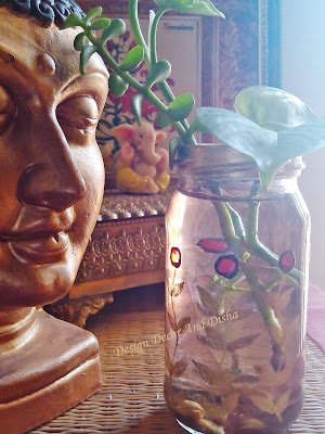 Stained Glass Jar Planter img-10