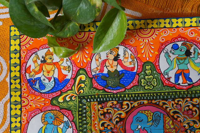 Pattachitra Painting Indian Art Gallery Wall