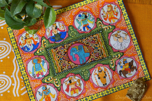 Pattachitra Painting Indian Art Gallery Wall