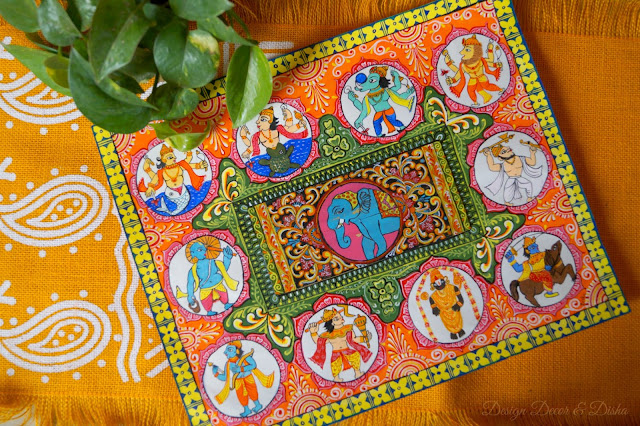 Pattachitra Painting Indian Art Gallery Wall